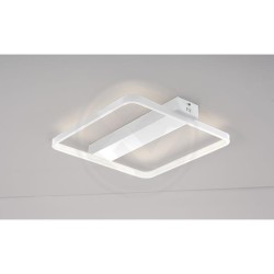 LED griestu lampa Galaxis Centauri 40W 42x40x6 cm, balta, ar tālvadības pulti