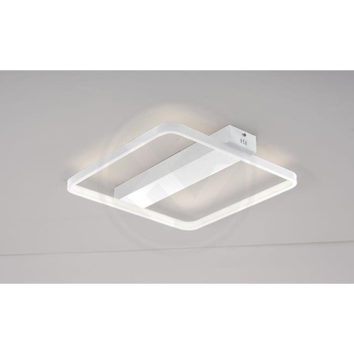 LED griestu lampa Galaxis Centauri 40W 42x40x6 cm, balta, ar tālvadības pulti