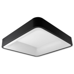 LED griestu lampa Galaxis Aries 54W 40x40x8cm melna,kvadrātveida, ar tālvadības pulti