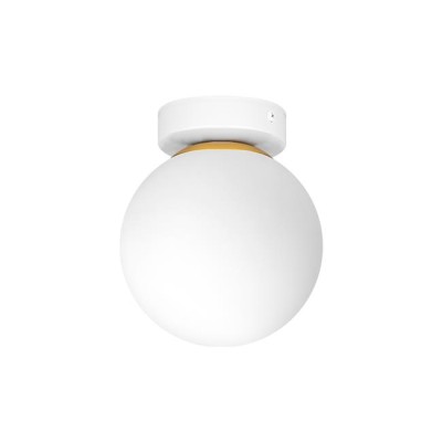 Sienas-griestu lampa E27 LED Bali-15 balts + zelta 6508