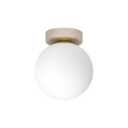 Sienas-griestu lampa E27 LED Bali-15 bēša + zelta 6509