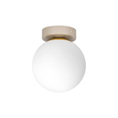Sienas-griestu lampa E27 LED Bali-15 bēša + zelta 6509