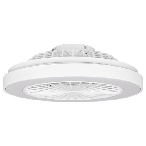 LED griestu lampa Kleo 36W+15W 3CCT ventilators 50cm balta