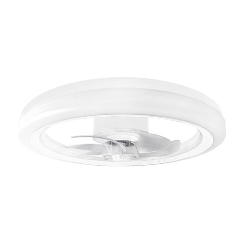 LED griestu lampa XD-LL100RW 45W ar ventilatoru ar 3 krāsu temperatūrām (3CCT) 50 cm balta