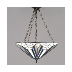 Suspended luminaire Tiffany Astoria 63936