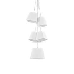 Suspended luminaire IDEAL LUX HATS SP6 MODERN 110639
