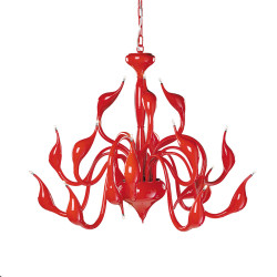 Chandelier Italux Swan MD8098-18A/RED