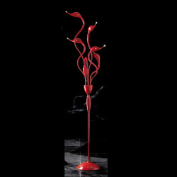 Floor lamp Italux Swan ML8098-6A RED