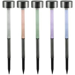 Solar garden lamp POLUX RGB SPARO GS7010-2 satin 303677