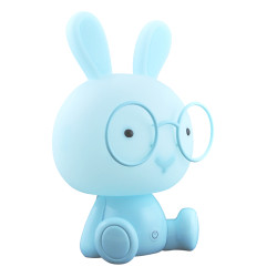 Table lamp for children room POLUX LED KROLIK blue 307705