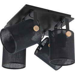 Ceiling lamp TK Lighting Relax Black 1784